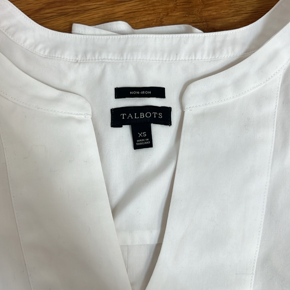 Talbots white tunic - Picture 4 of 4